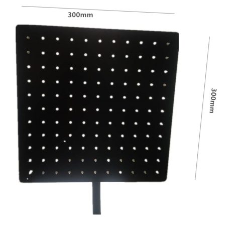Shower Mixer Two Functional With Rain Head Black Square - Image 4