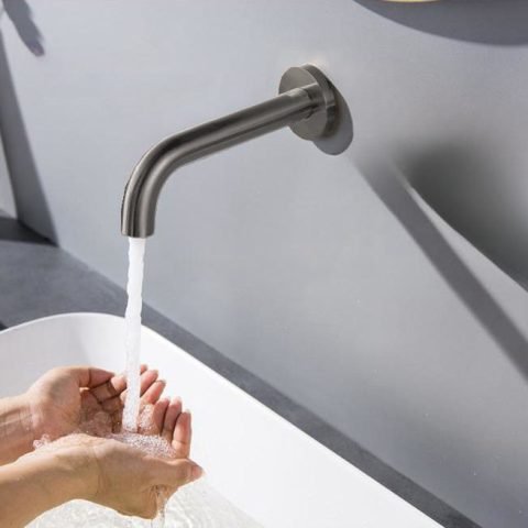 Bath Spout Round Gunmetal - Image 1