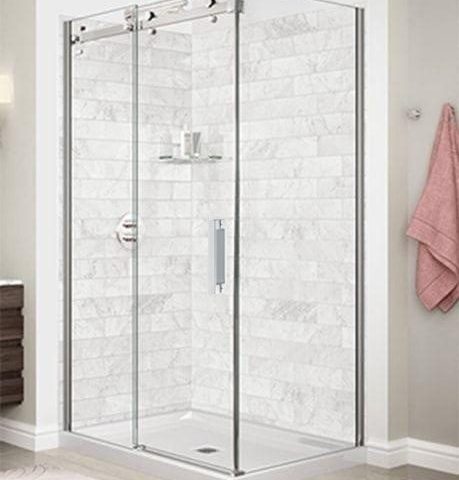 Frameless Shower 1470wx870dmm Sliding Door Chrome Nano Coating - Image 5