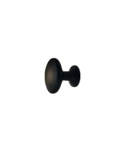 Knobs Door handle Set of TWO Matte Black Solid Brass - Image 2