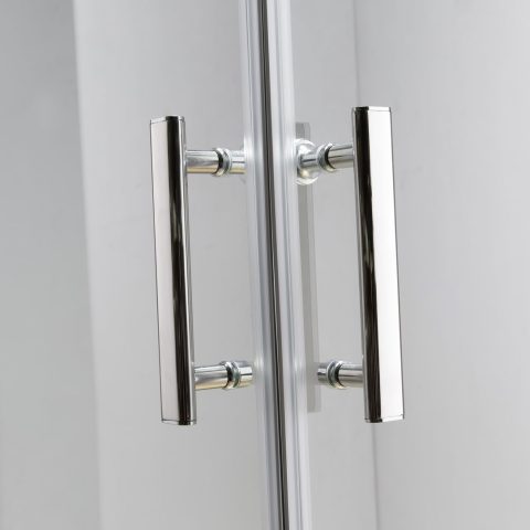 Framed 1000wx1000w Shower Box Square Double Sliding Door With Tray liner - Image 13