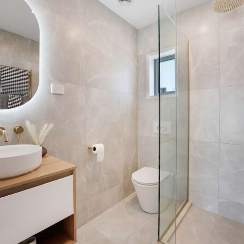 Round Counter Top Basin 360 × 360 × 120mm – Gloss White - Image 2