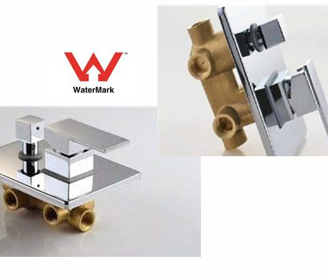 Shower Mixer Divider Square Chrome - Image 4