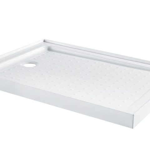 Frameless Shower 1200wx900dmm Rectangle Glass Sliding Door Matte Black Nano Coating Inc glass+liner+tray - Image 12