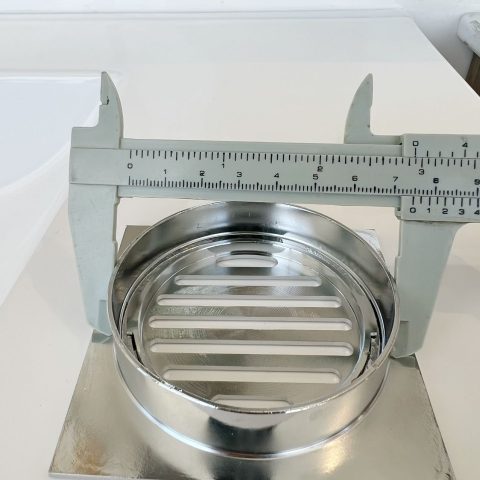 Tile Floor Shower Waste Square 90Wx90W Solid Brass Chrome - Image 3