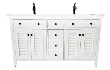 picture of a white vanity