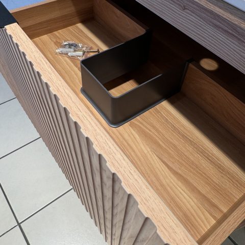 Aura 1500mm Wall-Hung Vanity - Acacia - Image 9