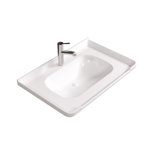 Burlington 700mm Solid Wood Floor-Standing Vanity – Hampton Series – Matte White - Image 7