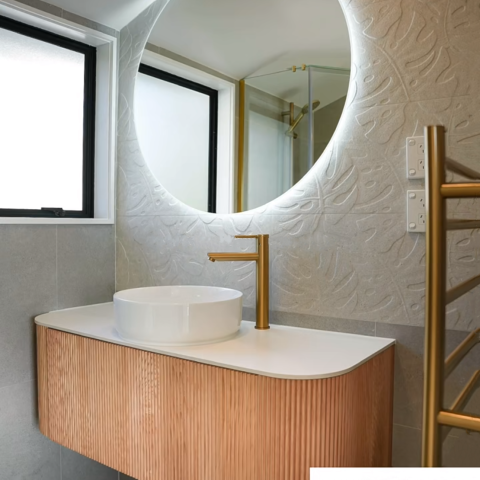 Haven 1200mm Wall-Hung Vanity - Acacia - Image 8