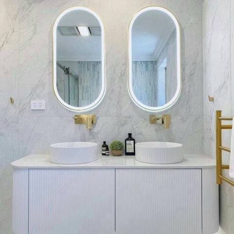 Haven 1500mm Wall-Hung Vanity - Matte White - Image 3