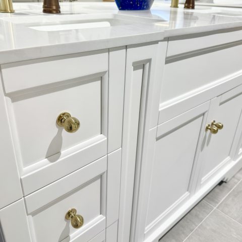 Mornington 1600mm Solid Wood Floor-Standing Vanity – Hampton Collection – Matte White - Image 3