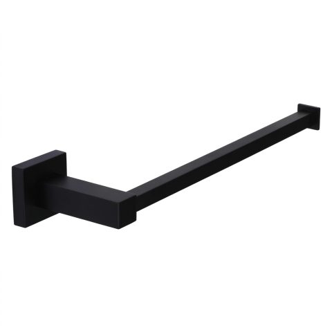Matte Black Towel Rail Squre - Image 1