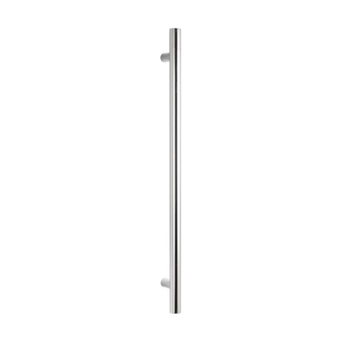 Vertical Heated Towel Rail 900mm (L) Single Bar – Chrome - Image 1