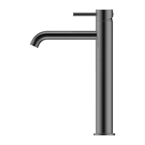 Rondo Pin Lever Tall Basin Mixer - Gun Metal - Image 1