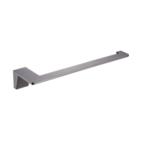Linea Hand Towel Rail (220mm) - Gun Metal - Image 1