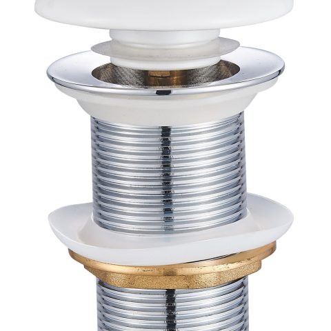 32mm Mushroom Pop-Up Waste No Overflow - Ceramic Cap - Image 1