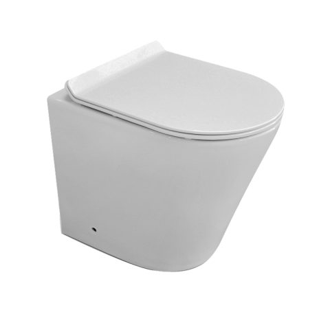 Alto Floor Mounted Inwall Toilet Suite - Rimless - Vortex Flush - P/S Trap - Image 1