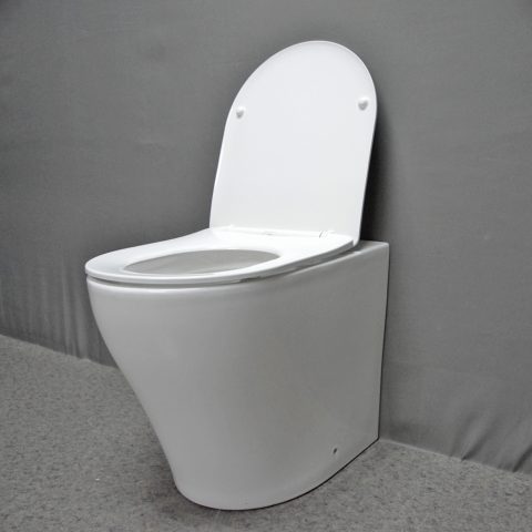 Nexa Floor Mounted Inwall Toilet Suite - Rimless - Vortex Flush - P/S Trap - Image 5