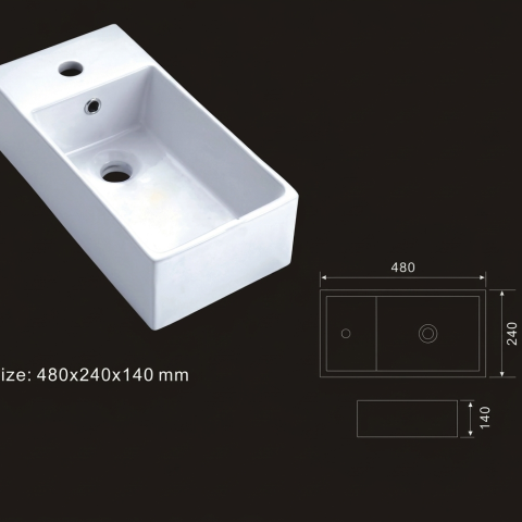 Avalon 480mm Premium Plywood Wall-Hung Vanity - Gloss White - Image 9