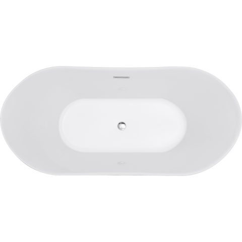 Cove Freestanding Bathtub - Gloss White (1500mm / 1600mm / 1700mm) - Image 4