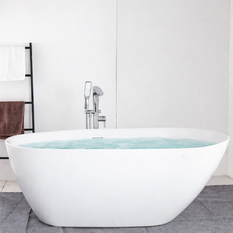 Eden Freestanding Bathtub - Gloss White (1500mm / 1700mm) - Image 3