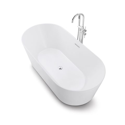 Metro Freestanding Bathtub - Gloss White (1500mm / 1700mm) - Image 3