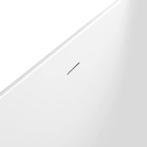 Prism 1500mm Freestanding Bathtub - Gloss White - Image 5