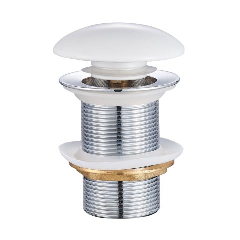 32mm Mushroom Pop-Up Waste No Overflow - Ceramic Cap - Image 1