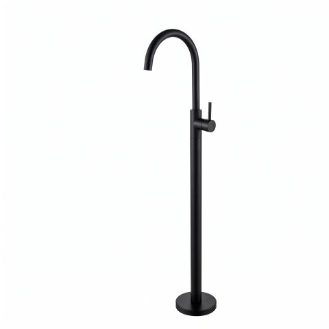 The Velo Minimalist Freestanding Bath Mixer - 5 Finishes - Image 2
