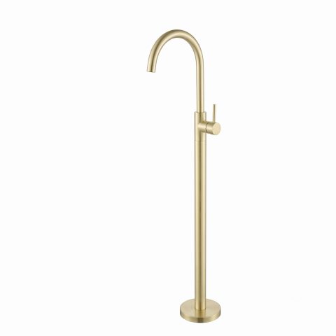 The Velo Minimalist Freestanding Bath Mixer - 5 Finishes - Image 3