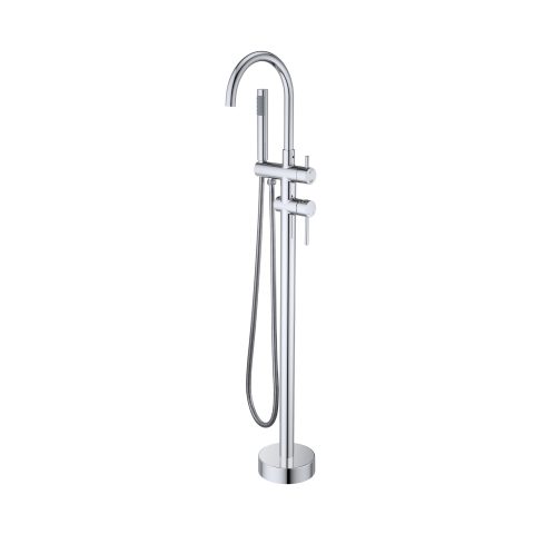 The Aria Round Freestanding Bath Filler - 5 Finishes - Image 1