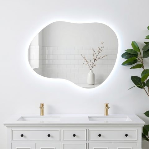 The Isla 1150 Organic Silhouette LED Mirror - Image 1