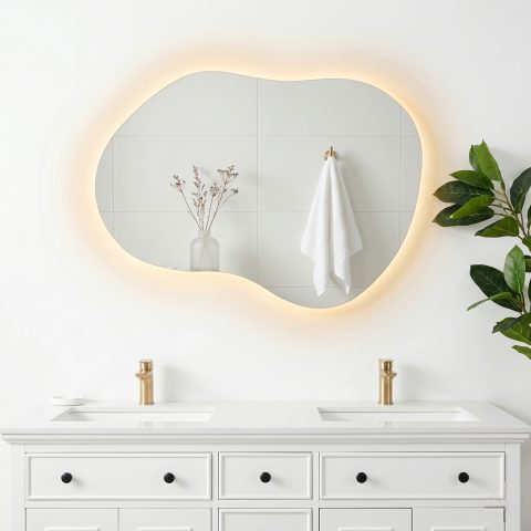 The Isla 1150 Organic Silhouette LED Mirror - Image 2