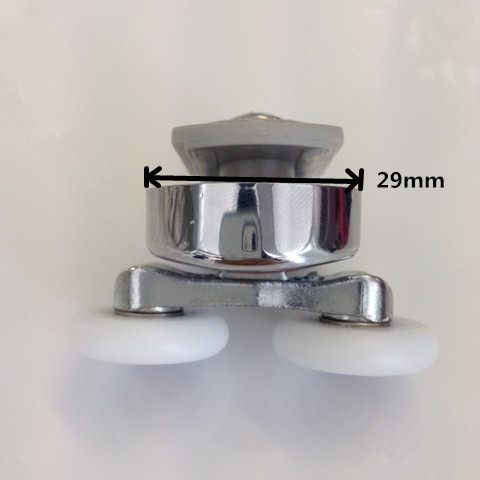 Bathroom Shower Sliding Door Rollers - Top or Bottom - Image 2