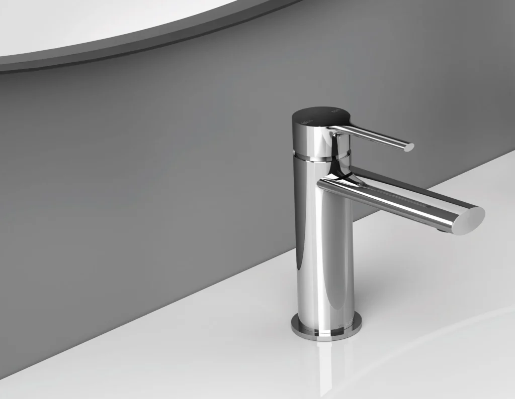 bathroom basin tap in chrome