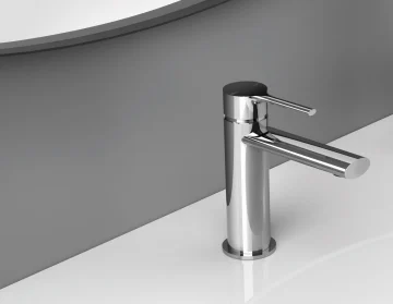 bathroom basin tap in chrome