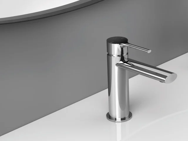 bathroom basin tap in chrome